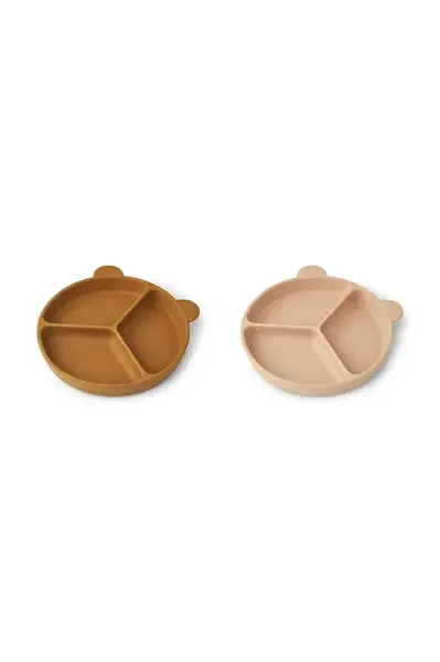 Sada talířů Liewood Stacy Divider Suction Plate 2-pack LW15122