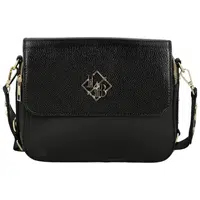 Dámska crossbody kabelka čierna - Laura Biaggi Wiana