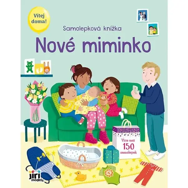 Jiří Models Samolepková knižka Nové bábätko