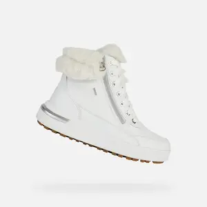 Bílé dámské kotníkové boty Geox Dalyla ABX