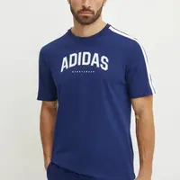 Bavlněné tričko adidas M C COLLE Collegiate