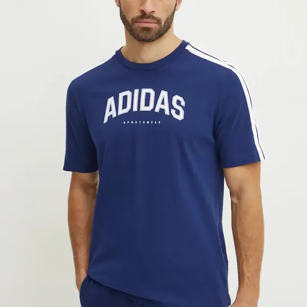 Bavlněné tričko adidas M C COLLE Collegiate