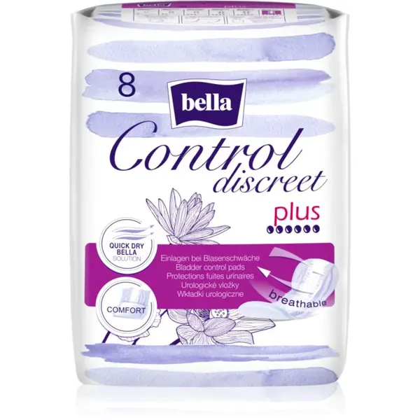 BELLA Control Discreet Plus inkontinenčné vložky 8 ks