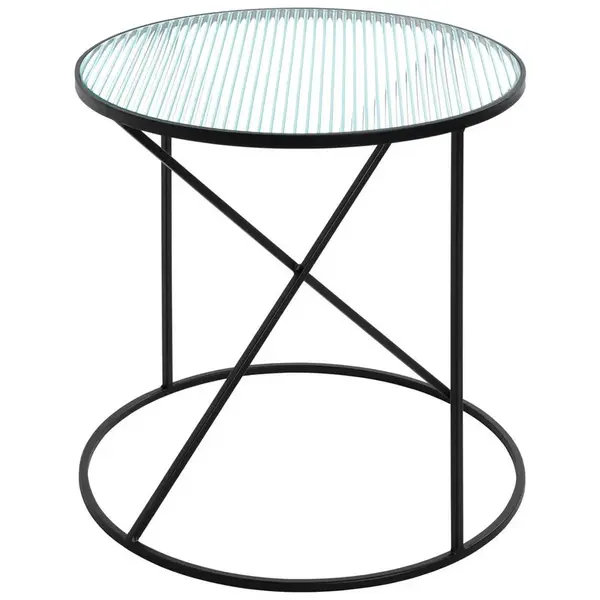 ODKLÁDACÍ STOLEK, černá