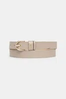 Kožený pásek Tommy Hilfiger dámský, béžová barva, AW0AW16836