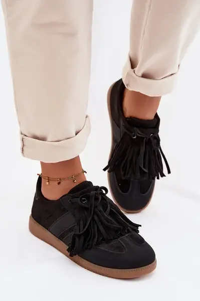 Dámské tenisky s černými třásněmi Dorivelle