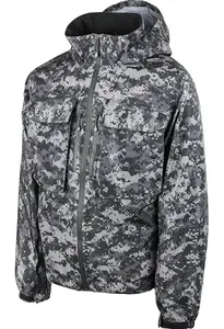 Kinetic bunda camorush jacket grey camo - l