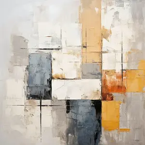 MALBA NA PLÁTNĚ, abstraktní, 30/30 cm