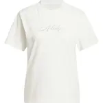 adidas W SC CURSIVE TEE Dámské triko, bílá, velikost