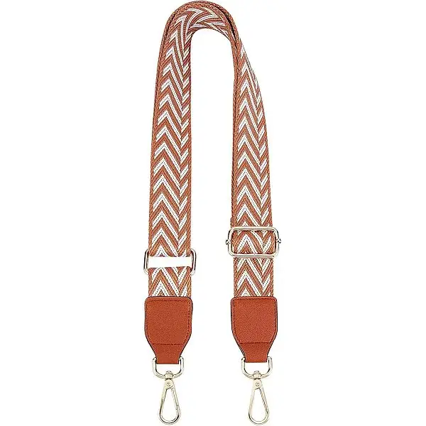 Stripe Pattern Adjustable Cotton Bag Strap