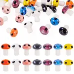 28Pcs 7 Colors Handmade Porcelain Beads