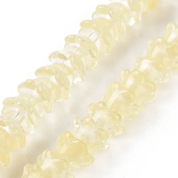Transparent Glass Beads Strands