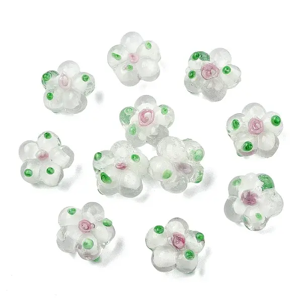15PCS Handmade Lampwork Beads
