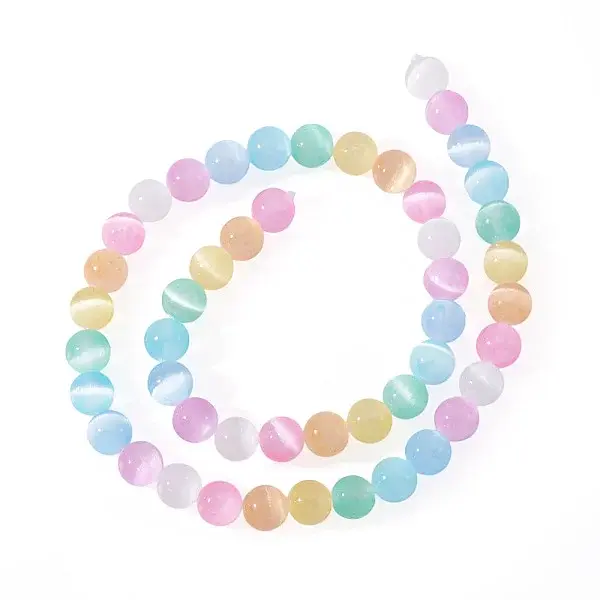 1 Strand Natural Selenite Beads Strands