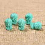 Natural Magnesite Carved Beads