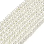 Eco-Friendly Dyed Glass Pearl Round Beads Strands