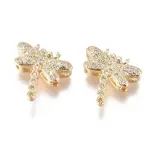 Brass Micro Pave Cubic Zirconia Multi-Strand Links