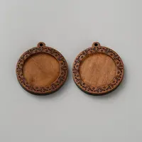 Wood Pendant Cabochon Settings