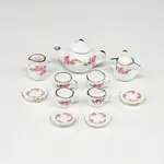 Porcelain Miniature Teapot Cup Set Ornaments