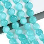 Dyed Natural White Jade Beads Strands