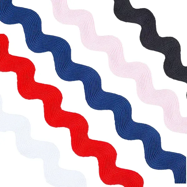 10 Yards 5 Colors Polyester Ribbons