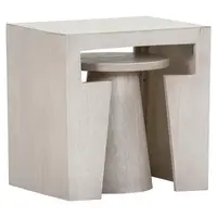 Carryhome SADA STOLKŮ, mangové dřevo, bílá