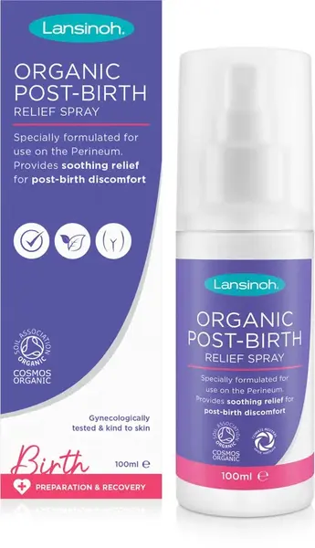 Lansinoh Organický upokojujúci sprej na hrádzu