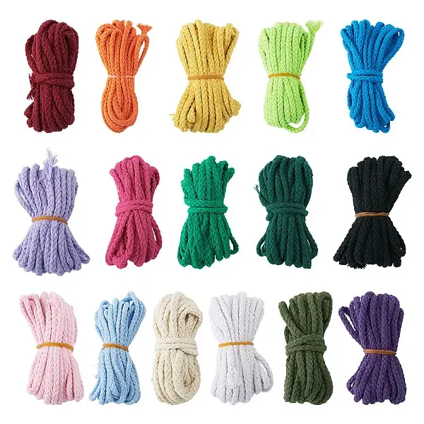 80M 16 Styles Cotton Braided Cord
