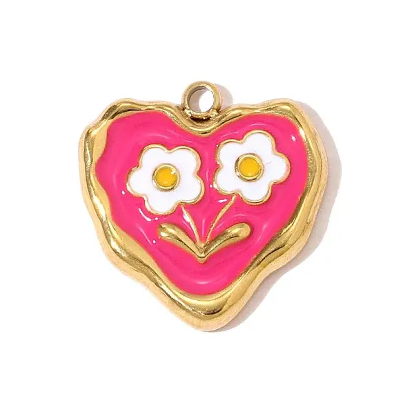 304 Stainless Steel Enamel Charms