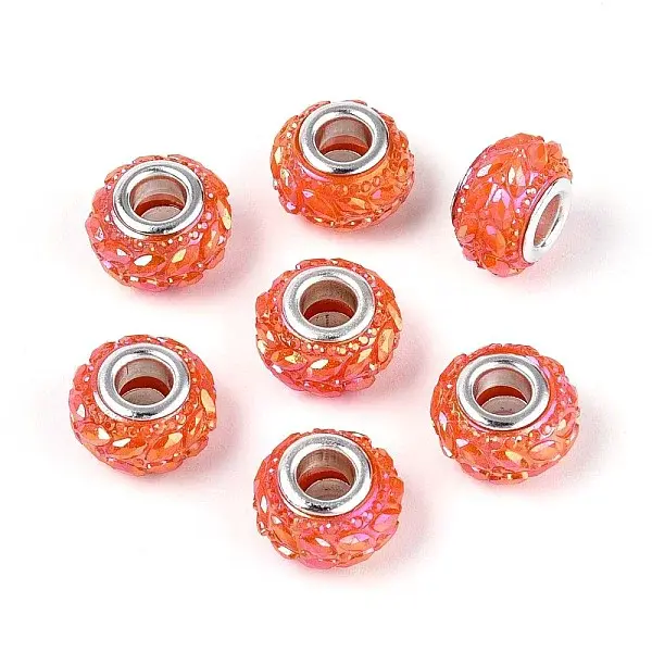 Opaque Resin European Beads