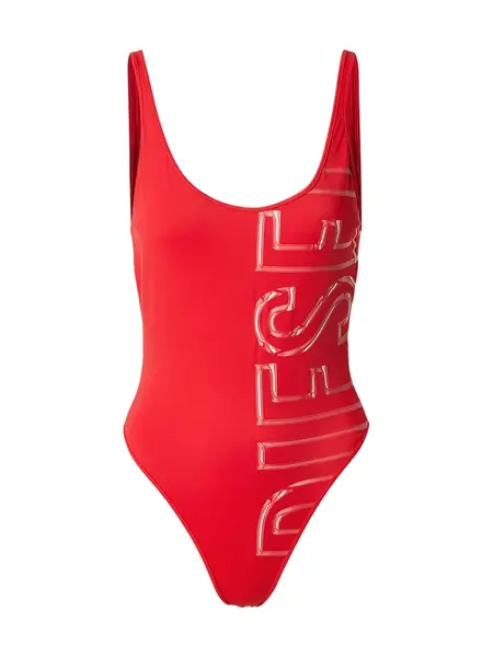 DIESEL Jednodielne plavky 'PAMELA'  červená / pastelovo červená / biela