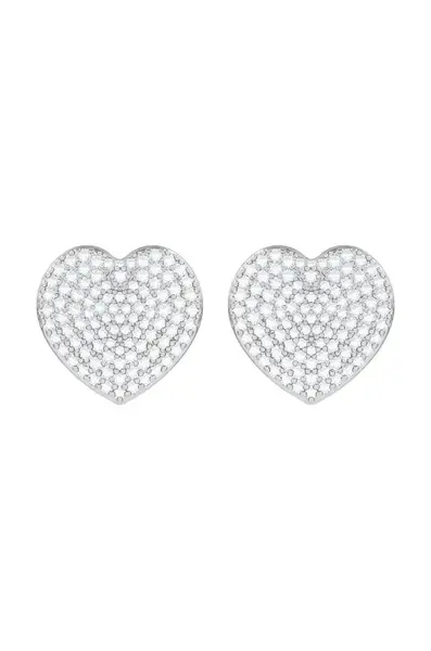 Postříbřené náušnice Lilou Microsetting 3/10/KOL/BIC/SR