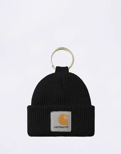 Carhartt WIP Mini Watch Hat Keychain Black