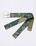 Carhartt WIP Clip Belt Chrome Camo Combi, Green
