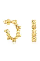 Stříbrné pozlacené náušnice Tous Bold Bear