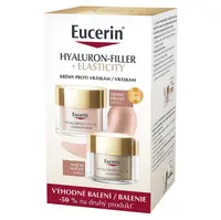 EUCERIN Hyaluron- Filler + Elasticity Denní krém 50 ml + noční krém 50 ml
