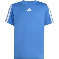 adidas TRAINING ESSENTIALS 3 STRIPES TEE Dětské triko, modrá, velikost