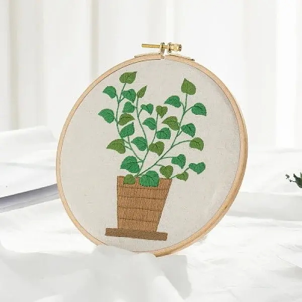 Plant Pattern DIY Embroidery Beginner Kit