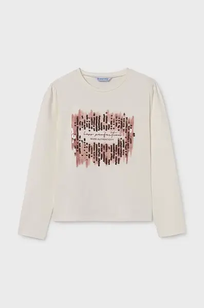 Dětské tričko s dlouhým rukávem Mayoral růžová barva, 7003