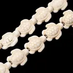 Synthetic Turquoise Dyed Beads Strands