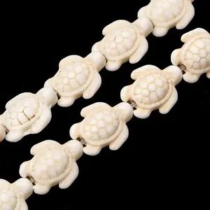 Synthetic Turquoise Dyed Beads Strands