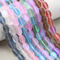 Dyed Synthetic Moonstone Beads Strands