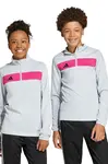Dětská mikina adidas Performance šedá barva, vzorovaná, JD0568