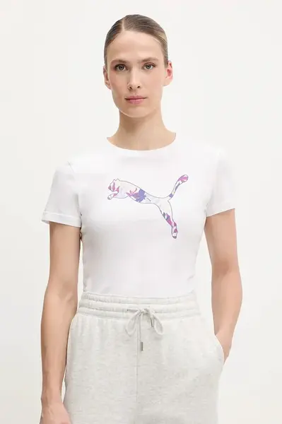 Bavlněné tričko Puma