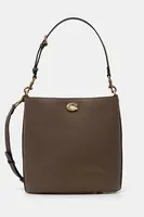 Kabelka Coach WILLOW hnědá barva, CW624