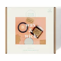 Sada na výrobu svíček Luckies of London Calm Club Wax & Wick
