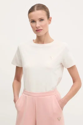 Tričko Guess COLETTE béžová barva, V4YI09 J1314