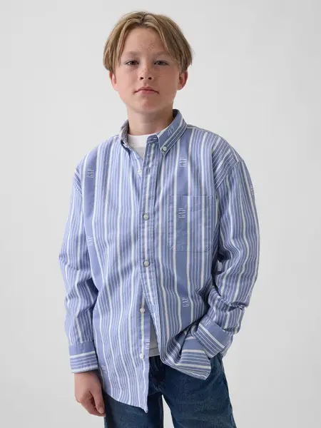 GAP Dětská košile oxford - Kluci