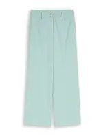 TOM TAILOR Nohavice s pukmi 'Lea'  tyrkysová