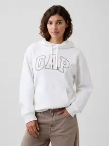 GAP mikina s logom a kapucňou